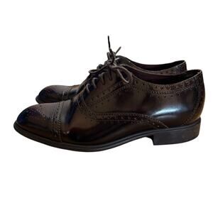 Rockport Adiprene Oxford Dark Brown Leather Lace Up Shoes Women 5.5